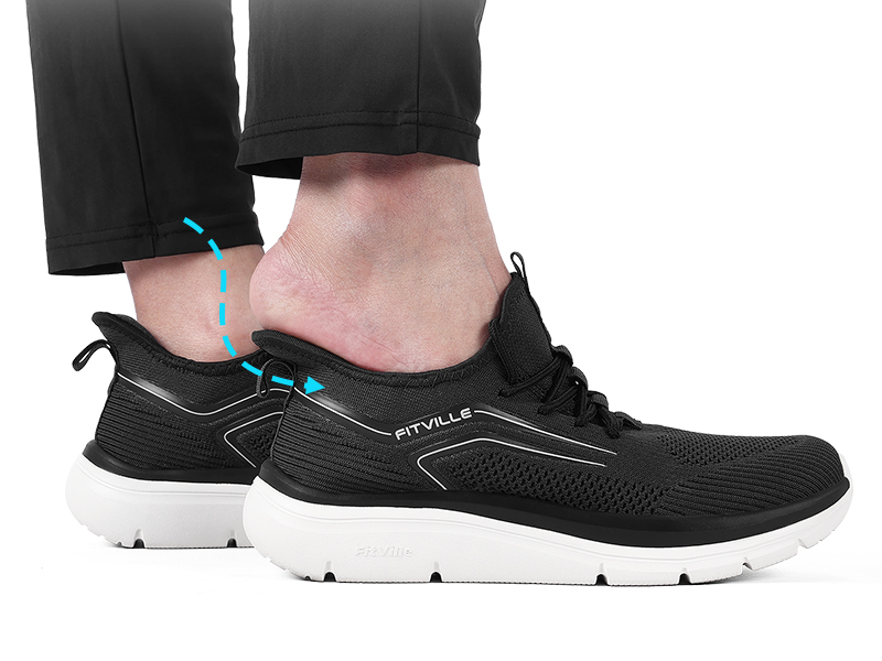 Amazon | [FitVille] 幅広 スニーカー メンズ 2E 4E ウォーキング